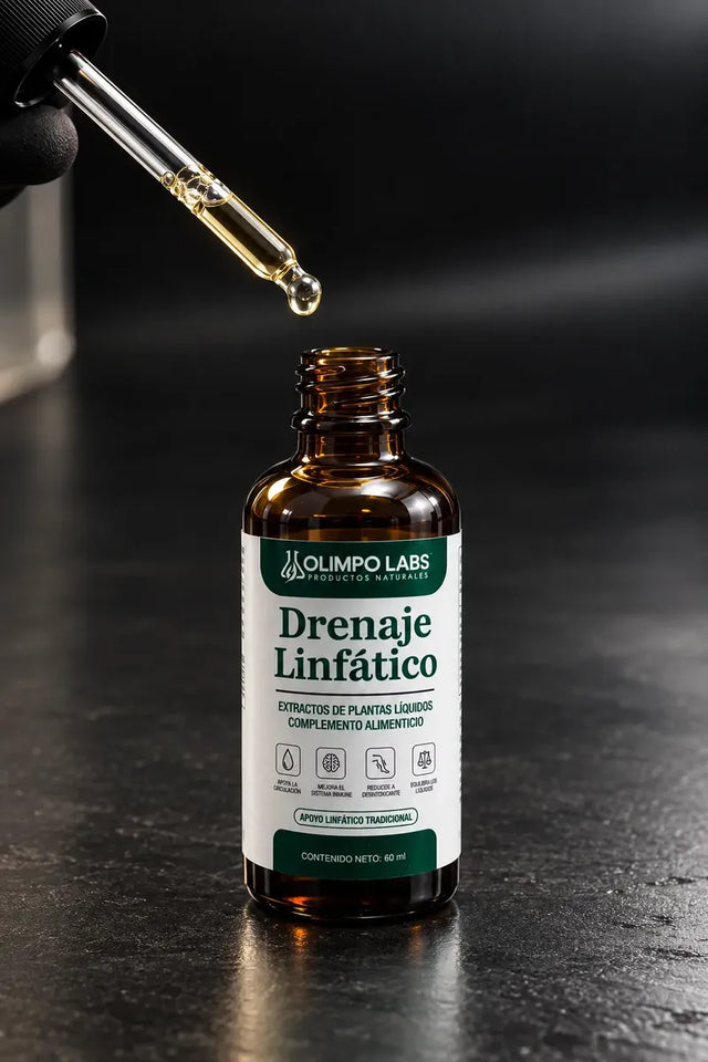 DRENAJE LINFÁTICO OLIMPO LABS EXTRACTOS DE PLANTAS LÍQUIDOS 60 ML